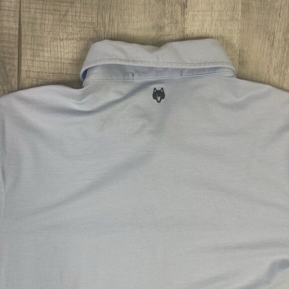 Greyson Polo Shirt Mens Medium Powder Blue Golf Palmetto Performance READ N - Picture 11 of 11